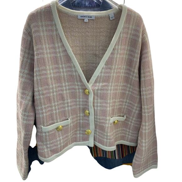 Veronica Beard Claudine Knit Jacket L - Picture 8 of 8